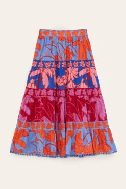 Farm Rio Mixed Living Nature Skirt -Colorful Wear Store 309090 06