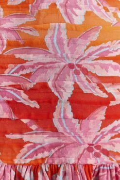 Farm Rio Red Coconut Tree Mini Dress 9 Farm Rio Red Coconut Tree Mini Dress -Colorful Wear Store 309146 05