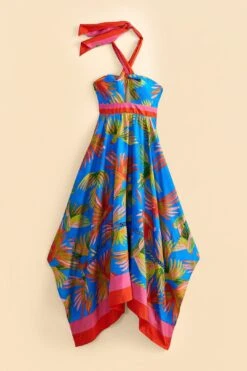 Farm Rio Blue Painted Birds Maxi Dress 9 Farm Rio Blue Painted Birds Maxi Dress -Colorful Wear Store 309153 05 efddd033 04a6 4f72 bffe 73a8ec50d51f