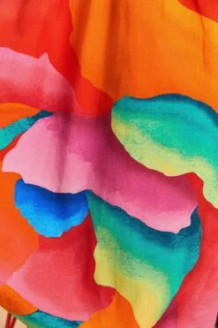 Farm Rio Red Ombre Chita Organic Cotton Romper 10 Farm Rio Red Ombre Chita Organic Cotton Romper -Colorful Wear Store 309164 05