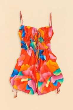 Farm Rio Red Ombre Chita Organic Cotton Romper 11 Farm Rio Red Ombre Chita Organic Cotton Romper -Colorful Wear Store 309164 06