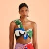 Farm Rio Brasil Bahia Scarves Crop Top