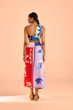 Farm Rio Brasil Bahia Scarves Crop Top -Colorful Wear Store 309173 04