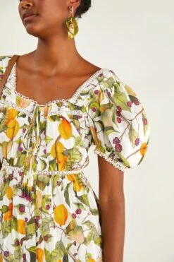 Farm Rio Off-white Fruit Orchard Mini Dress -Colorful Wear Store 309184 04