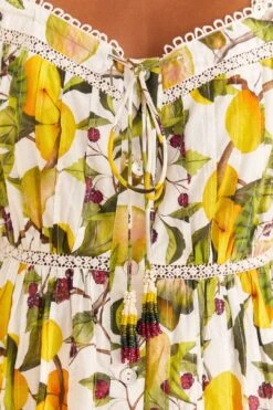 Farm Rio Off-white Fruit Orchard Mini Dress -Colorful Wear Store 309184 05