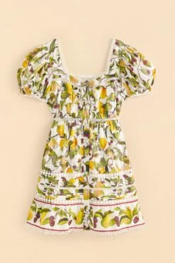 Farm Rio Off-white Fruit Orchard Mini Dress -Colorful Wear Store 309184 06