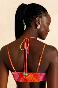 Farm Rio Red Ombre Chita Top -Colorful Wear Store 309186 03