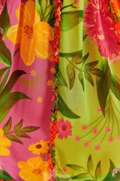 Farm Rio Mixed Romantic Garden Mini Dress -Colorful Wear Store 309192 05