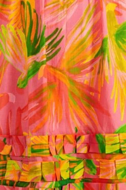 Farm Rio Mixed Painted Birds Mini Dress -Colorful Wear Store 309193 05