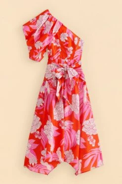 Farm Rio Red Dewdrop Floral Midi Dress 11 Farm Rio Red Dewdrop Floral Midi Dress -Colorful Wear Store 309194 06