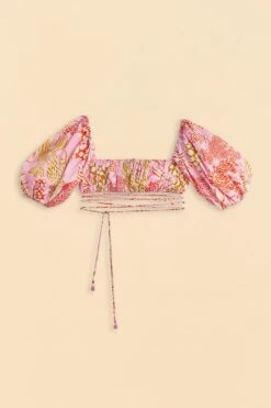 Farm Rio Pink Mixed Lobsters Top -Colorful Wear Store 309201 06