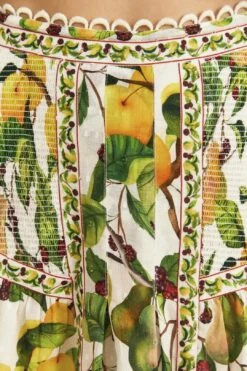 Farm Rio Off-White Fruit Orchard Mini Skirt -Colorful Wear Store 309205 05