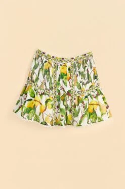 Farm Rio Off-White Fruit Orchard Mini Skirt -Colorful Wear Store 309205 06