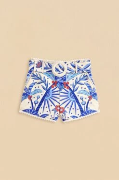 Farm Rio Off-White Jungle Chic Shorts -Colorful Wear Store 309221 06