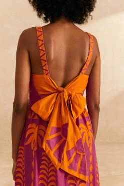 Farm Rio Orange Pineapple Love Cutwork Dress 6 Farm Rio Orange Pineapple Love Cutwork Dress -Colorful Wear Store 309238 03