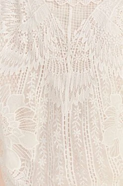 Farm Rio Off-White Guipure Collar Blouse -Colorful Wear Store 309240 05