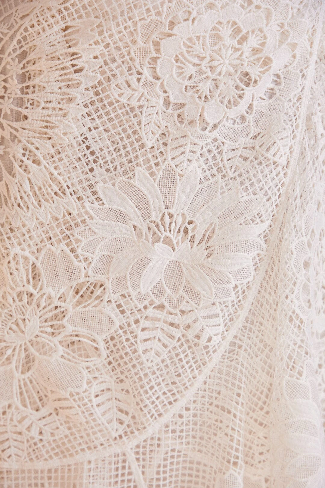 Farm Rio Off-White Guipire Midi Skirt 5 Farm Rio Off-White Guipire Midi Skirt - Image 5