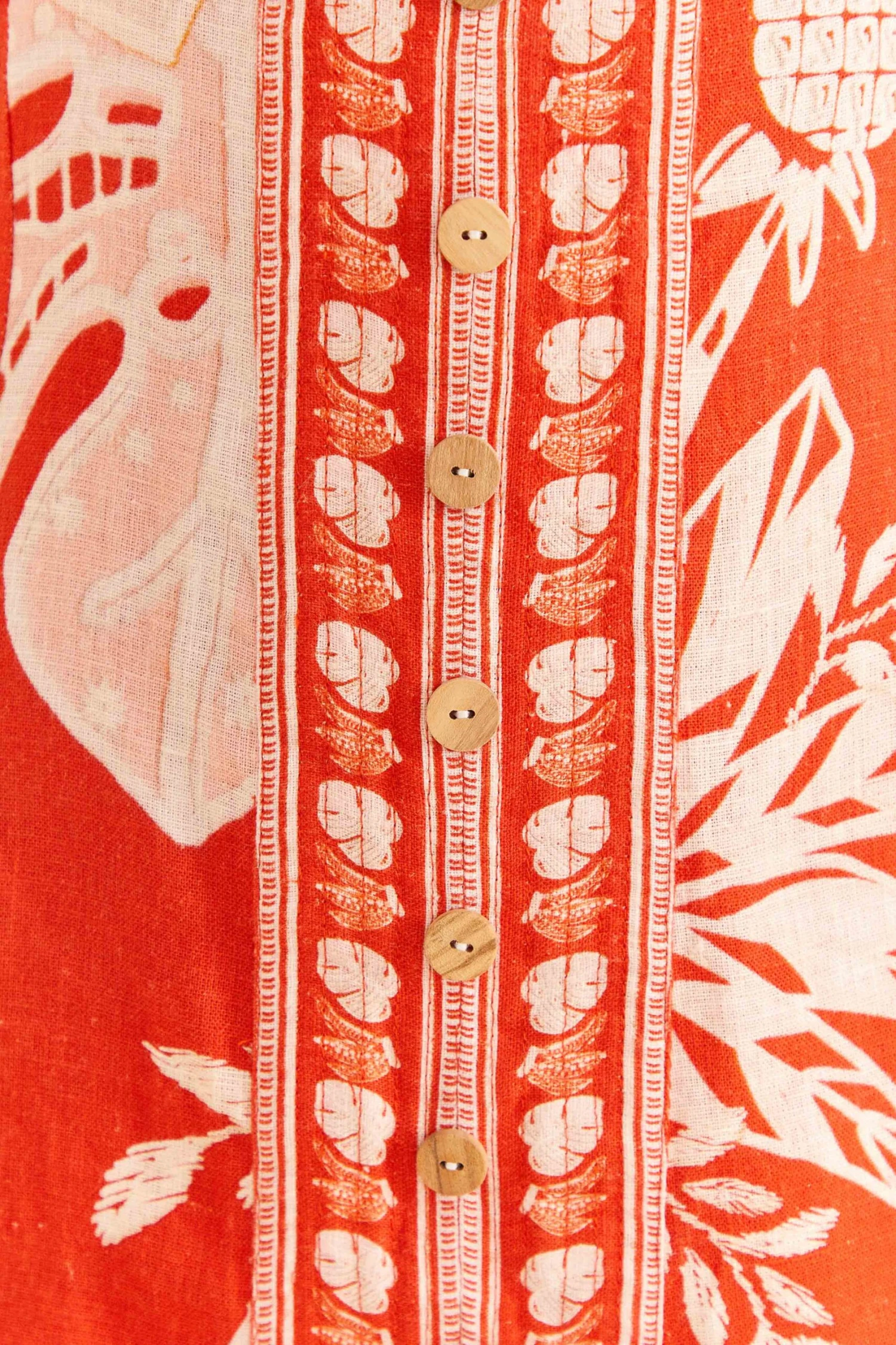 Farm Rio Red Lace Monsteras Mini Dress 5 Farm Rio Red Lace Monsteras Mini Dress - Image 5