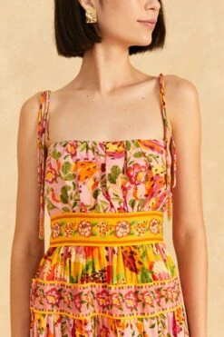 Farm Rio Mixed Fruits Paradise Midi Dress 8 Farm Rio Mixed Fruits Paradise Midi Dress -Colorful Wear Store 309292 03