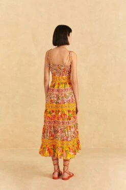 Farm Rio Mixed Fruits Paradise Midi Dress 9 Farm Rio Mixed Fruits Paradise Midi Dress -Colorful Wear Store 309292 04