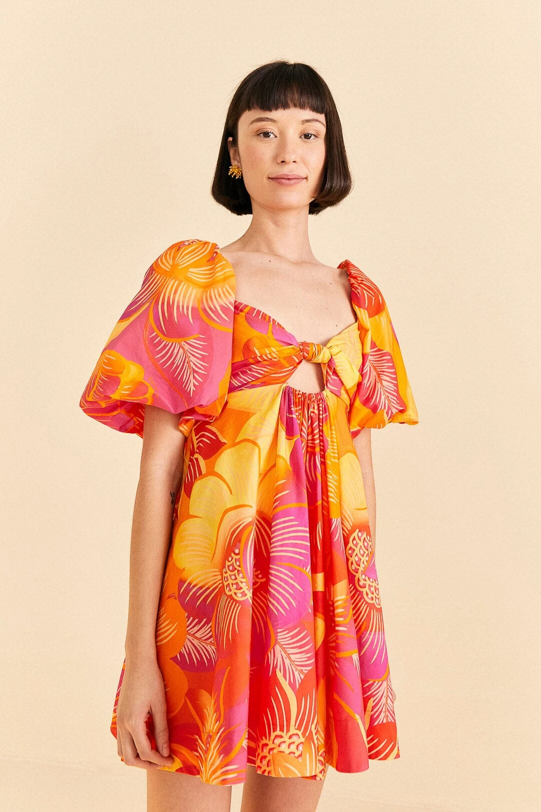 Farm Rio Summer Garden Ombre Mini Dress 1 Farm Rio Summer Garden Ombre Mini Dress