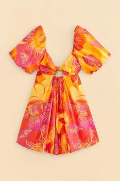 Farm Rio Summer Garden Ombre Mini Dress 11 Farm Rio Summer Garden Ombre Mini Dress -Colorful Wear Store 309315 06