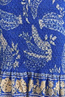 Farm Rio Blue Lace Banana Mini Dress -Colorful Wear Store 309344 05