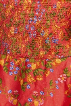 Farm Rio Red Tropical Romance Romper -Colorful Wear Store 309366 04