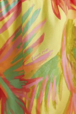 Farm Rio Lime Painted Birds Shorts -Colorful Wear Store 309369 04