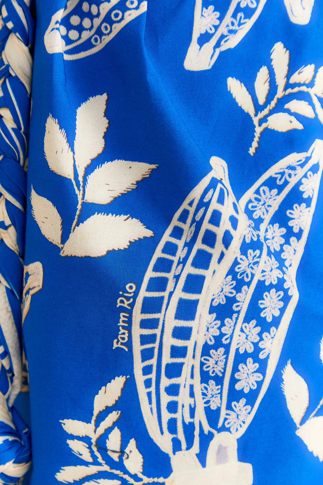 Farm Rio Blue Lace Banana Shorts 5 Farm Rio Blue Lace Banana Shorts - Image 5