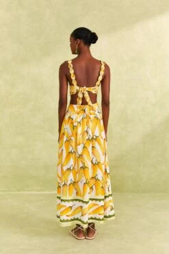 Farm Rio Off-White Peppers Maxi Skirt -Colorful Wear Store 309400 04