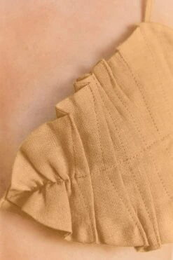 Farm Rio Beige Leaf Crop Top 9 Farm Rio Beige Leaf Crop Top -Colorful Wear Store 309419 04