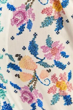 Farm Rio Off-White Romantic Bandanas Bodysuit -Colorful Wear Store 309428 04