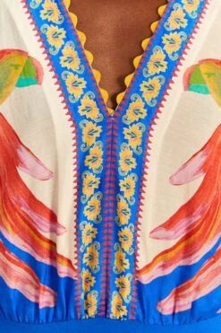 Farm Rio Off-White Vivid Garden Bodysuit 6 Farm Rio Off-White Vivid Garden Bodysuit -Colorful Wear Store 309429 04