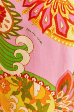 Farm Rio Beach Toucans Scarf Lenzing™ Ecovero™ Viscose Pants -Colorful Wear Store 309435 04