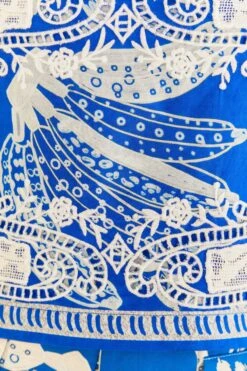 Farm Rio Blue Lace Banana Blouse 9 Farm Rio Blue Lace Banana Blouse -Colorful Wear Store 309445 05