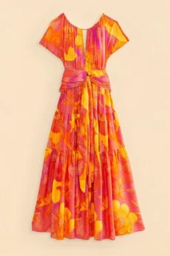 Farm Rio Summer Garden Ombre Lenzing™ Ecovero™ Viscose Maxi Dress 11 Farm Rio Summer Garden Ombre Lenzing™ Ecovero™ Viscose Maxi Dress -Colorful Wear Store 309451 06