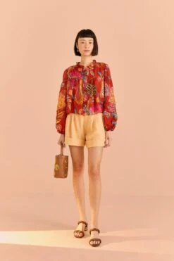 Farm Rio Mystic Bush Blouse -Colorful Wear Store 309454 02
