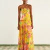 Farm Rio Yellow Macaw Bloom Maxi Dress