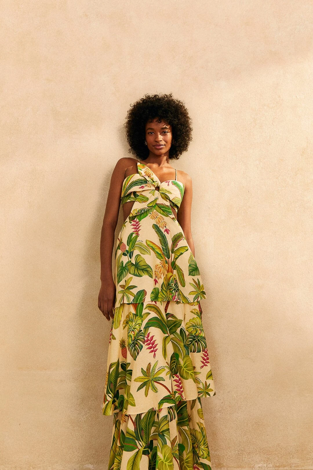 Farm Rio Sand Fruit Forest Maxi Dress 2 Farm Rio Sand Fruit Forest Maxi Dress - Image 2