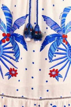 Farm Rio Off-White Jungle Chic Midi Dress 10 Farm Rio Off-White Jungle Chic Midi Dress -Colorful Wear Store 309509 05