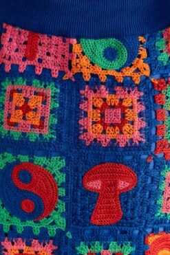 Farm Rio Crochet Icons Sweater Skirt 10 Farm Rio Crochet Icons Sweater Skirt -Colorful Wear Store 309564 05