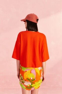 Farm Rio Red Brasil Organic Cotton T-Shirt -Colorful Wear Store 309570 03