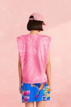 Farm Rio Pink Coconut Organic Cotton T-Shirt -Colorful Wear Store 309575 04