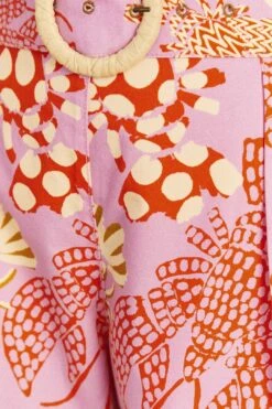 Farm Rio Pink Mixed Lobsters Shorts 10 Farm Rio Pink Mixed Lobsters Shorts -Colorful Wear Store 309611 05