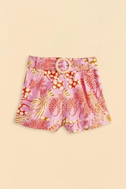 Farm Rio Pink Mixed Lobsters Shorts 11 Farm Rio Pink Mixed Lobsters Shorts -Colorful Wear Store 309611 06
