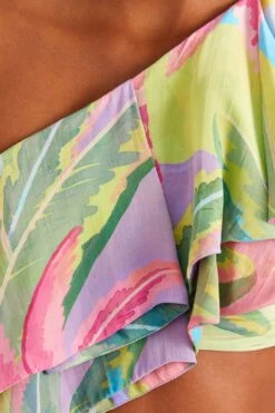 Farm Rio Beach Vibe One Shoulder Top -Colorful Wear Store 310278 05