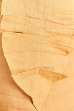 Farm Rio Beige Leaf Organic Cotton Mini Skirt -Colorful Wear Store 310279 05