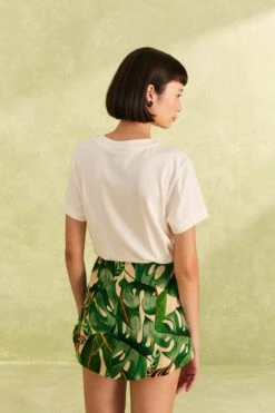 Farm Rio Tropical Leaves Shorts 9 Farm Rio Tropical Leaves Shorts -Colorful Wear Store 310644 04