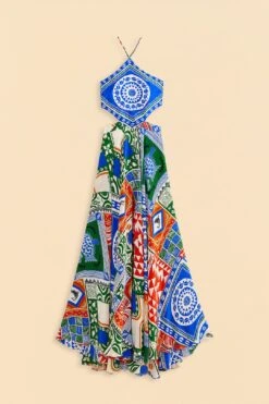 Farm Rio Off-White Pitta Colors Maxi Dress -Colorful Wear Store 310672 06